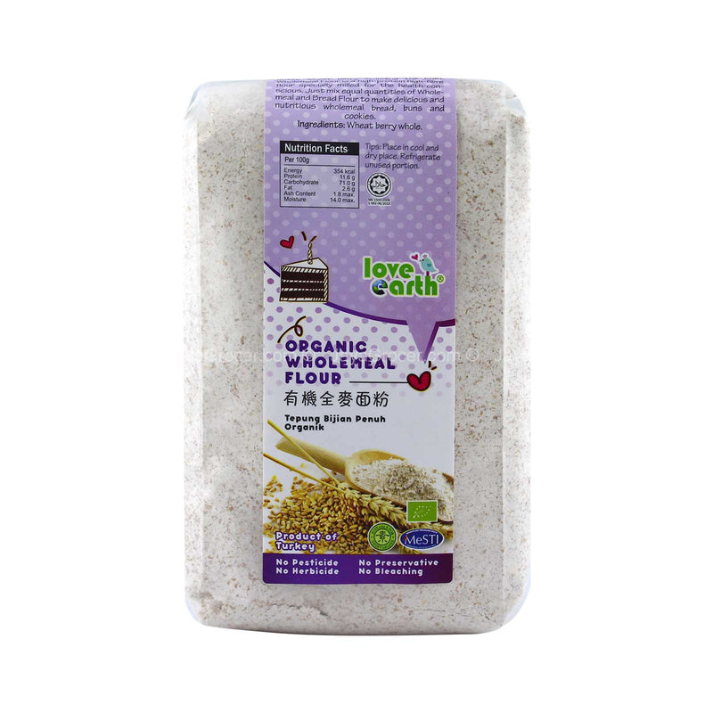 Love Earth Organic Whole Meal Flour 900g
