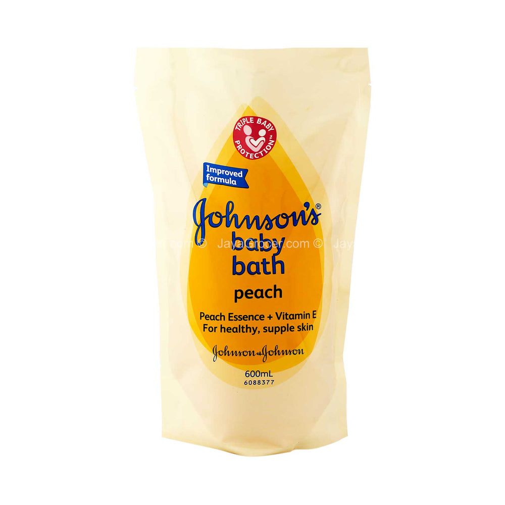 Johnson's Baby Bath Peach Refill 600ml