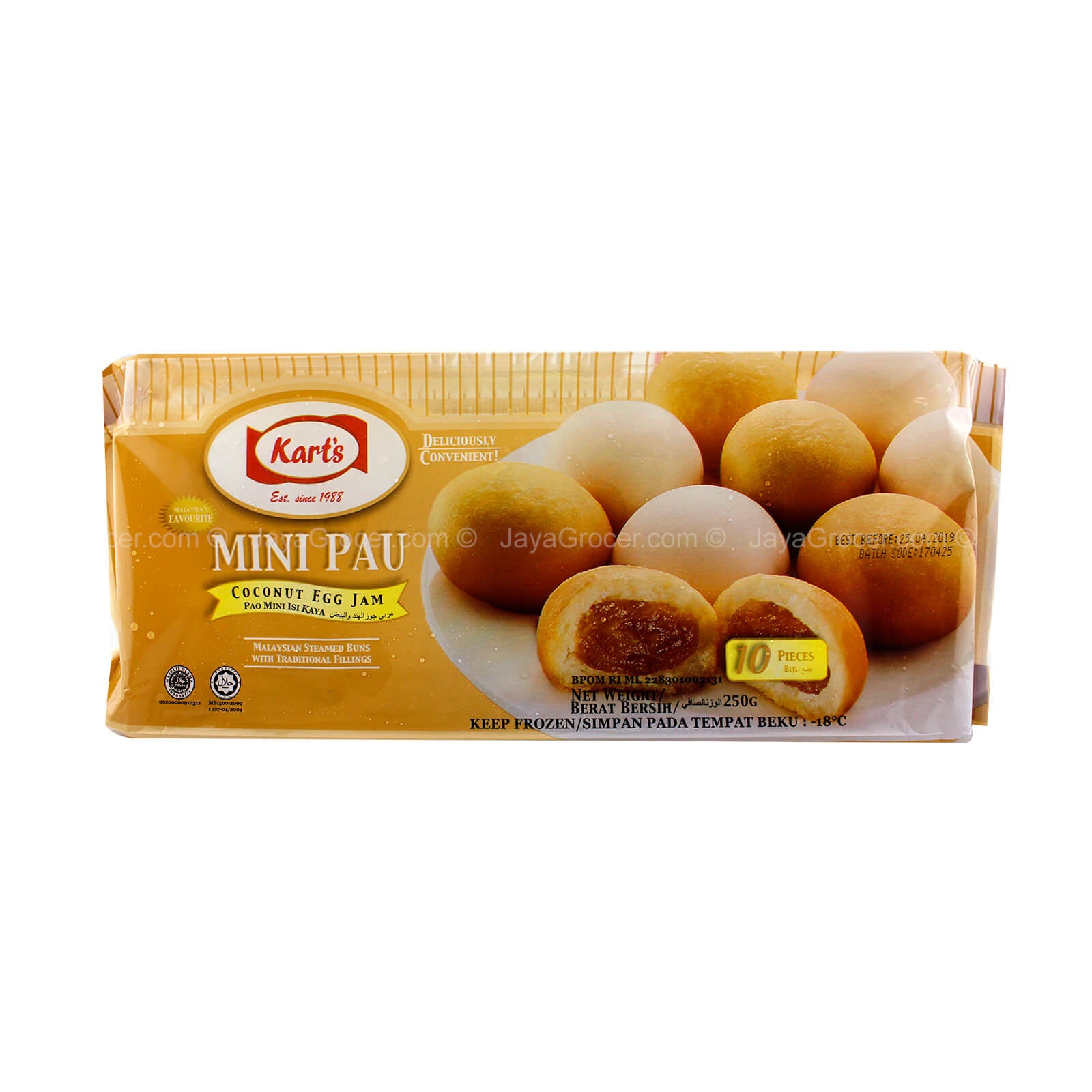 KART/S MINI PAU COCONUT EGG 250G *1