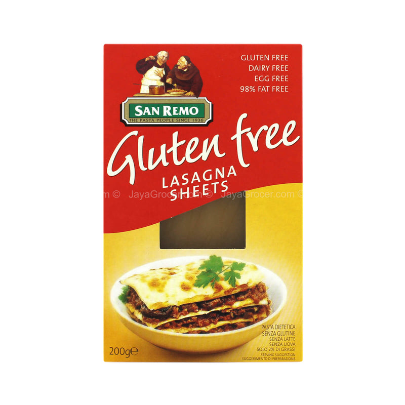 San Remo Gluten Free Lasagna Sheets 200g