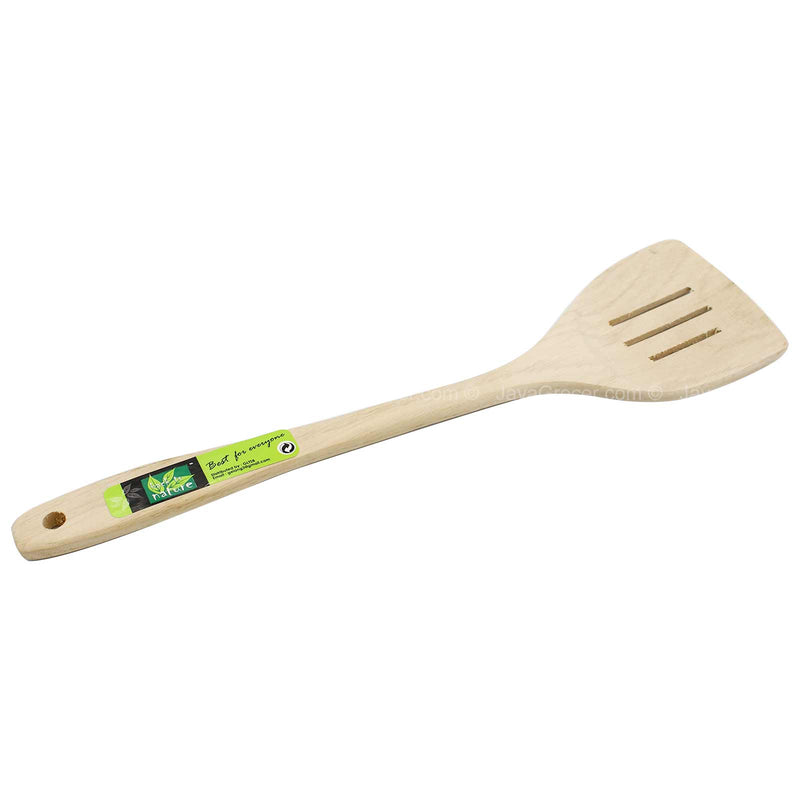 Wooden Fry Turner with Hole (35cm) 1unit