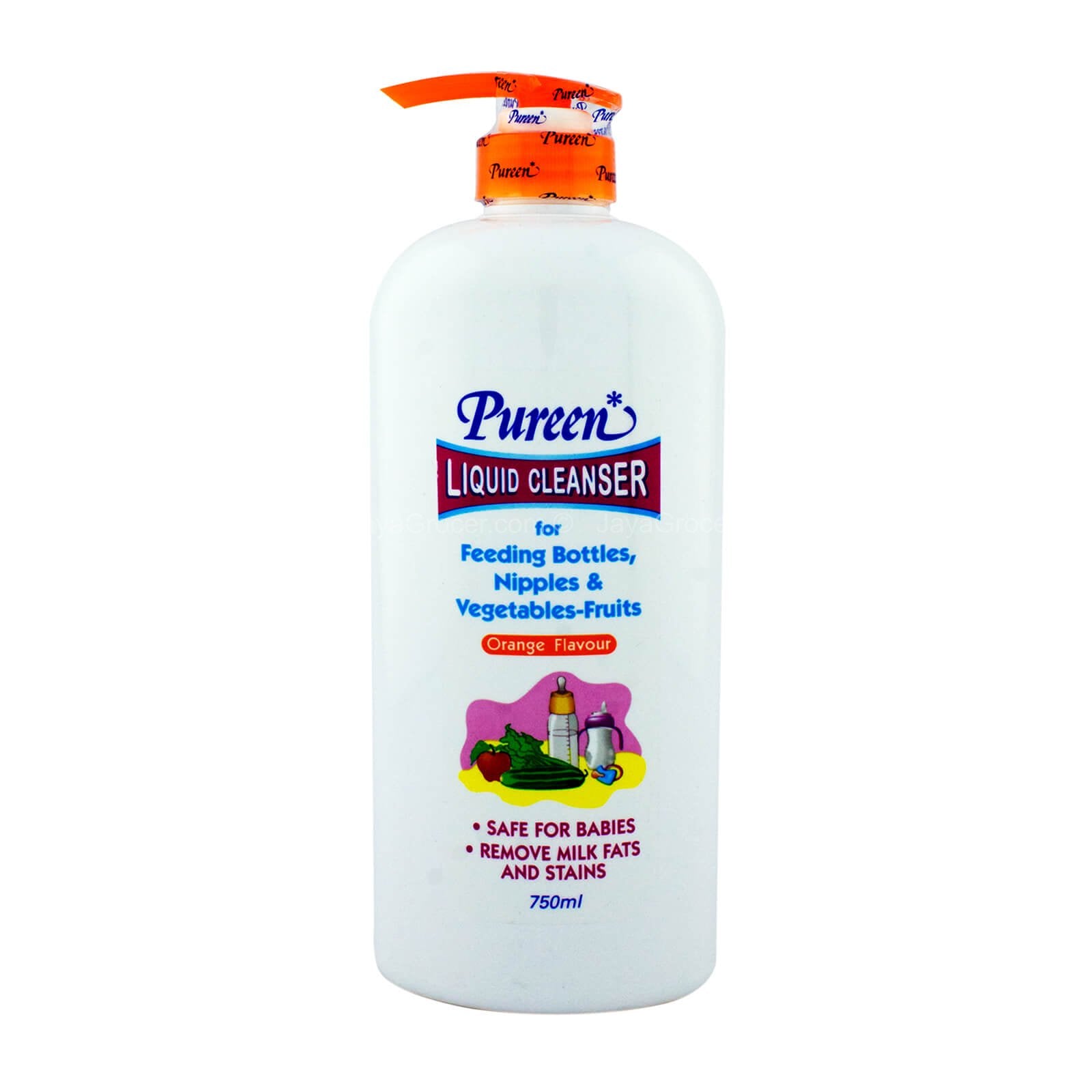 PUREEN LIQUID CLEANSER 750ML ORANGE