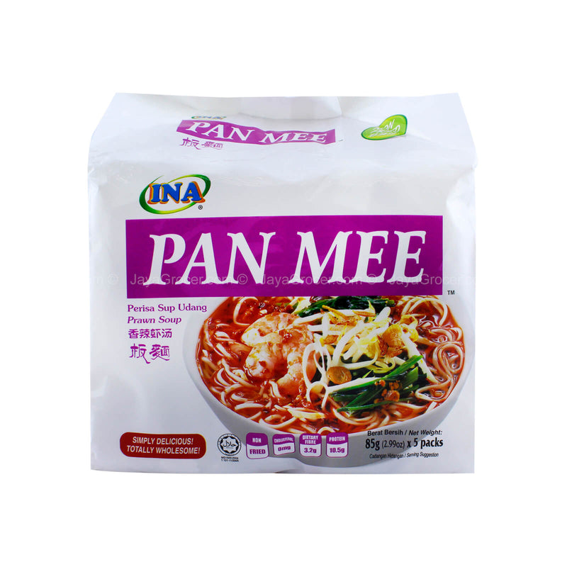 Ina Pan Mee Prawn Soup Instant Noodle 85g x 5