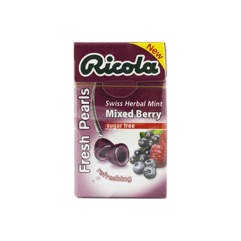 Ricola Fresh Pearls Mixed Berry Swiss Herbal Mint 25g