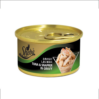 Sheba Tuna & Snapper in Gravy Wet Food 85g