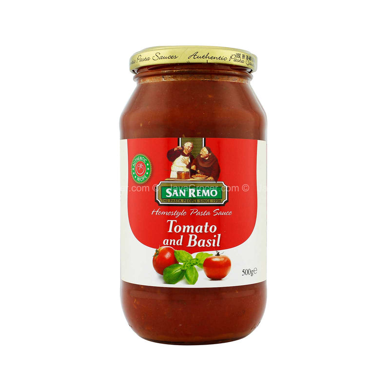 San Remo Tomato and Basil Homestyle Pasta Sauce 500g