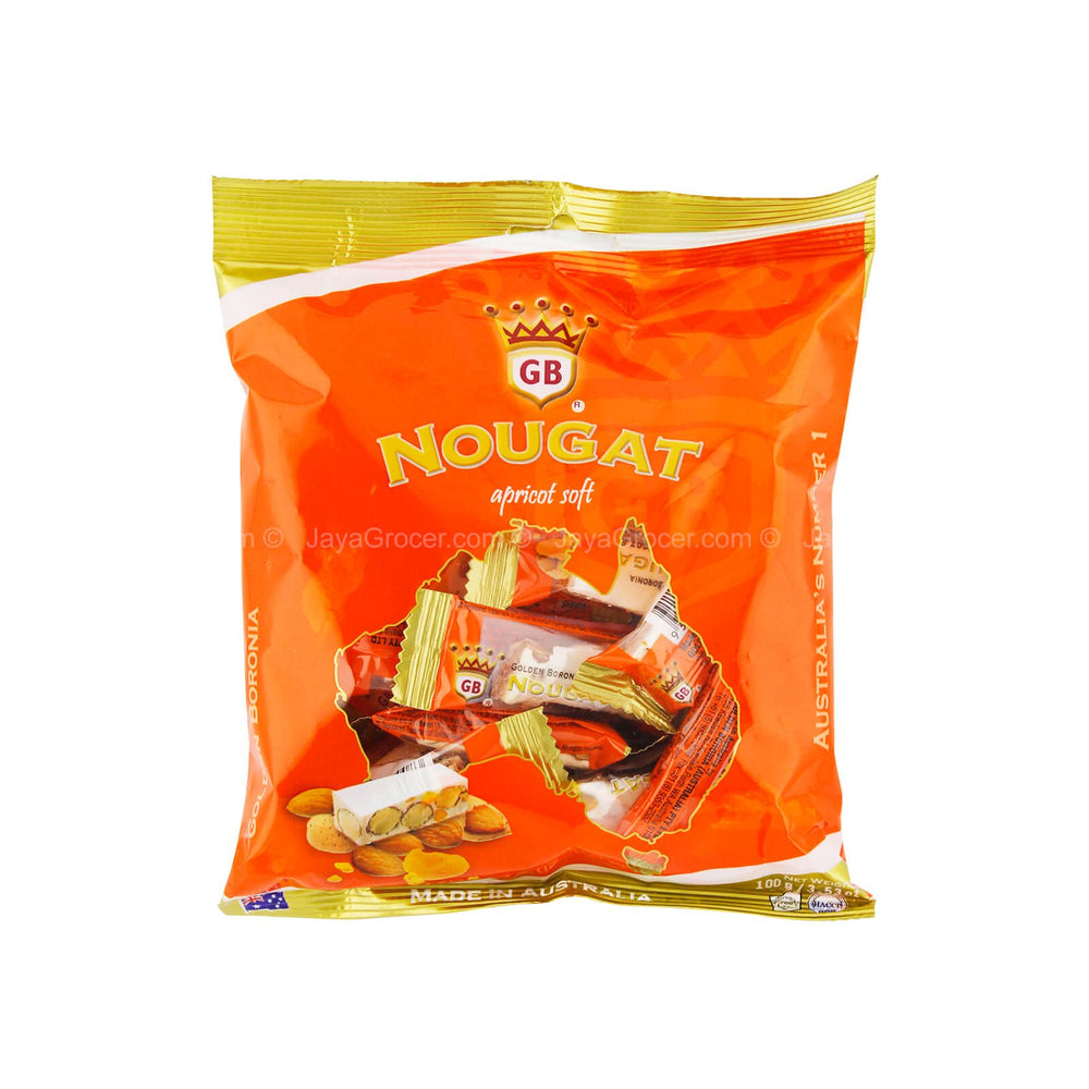 Golden Boronia Apricot Soft Nougat 100g