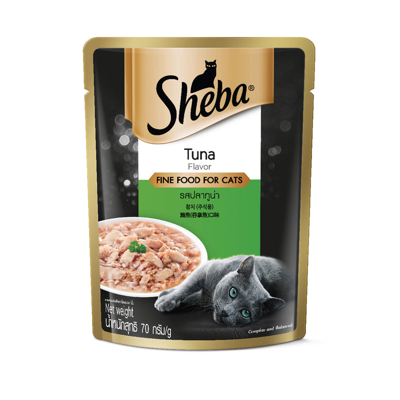 Sheba Tuna Flavour Wet Cat Food (Pouch) 70g