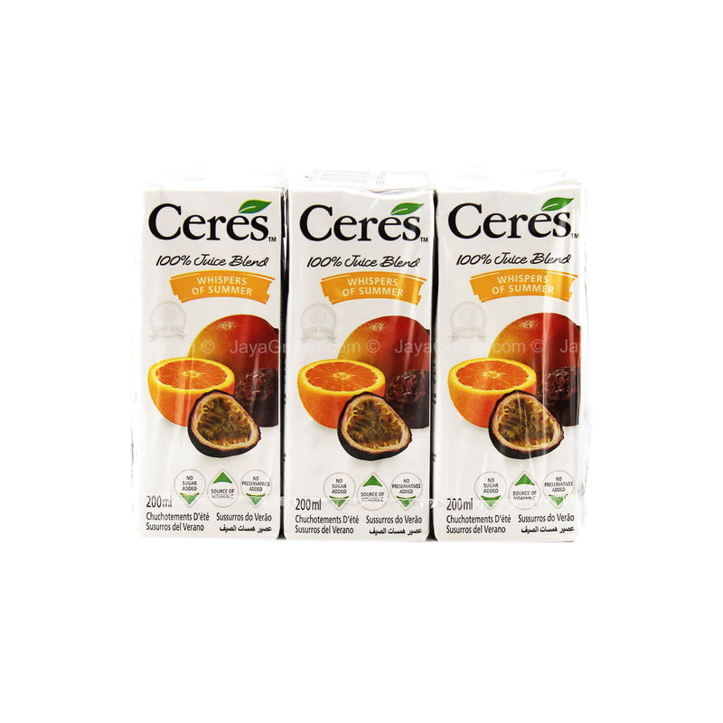 Ceres Whispers of Summer Juice 200ml x 6
