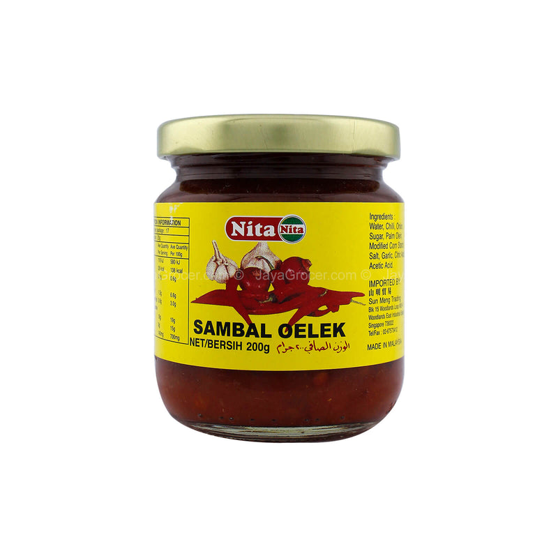 Nita Nita Sambal Oelek (Ground Chilli Paste) 200g