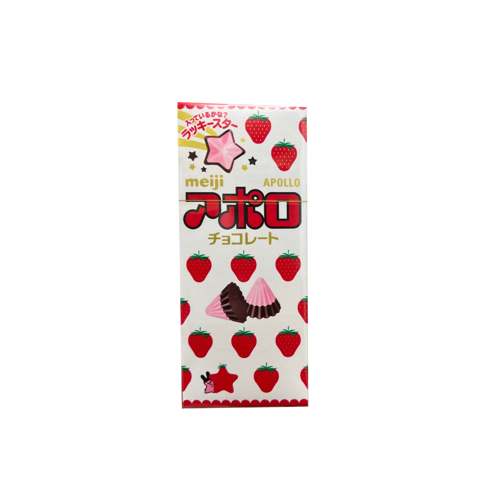 Meiji Apollo Strawberry Chocolate 48g