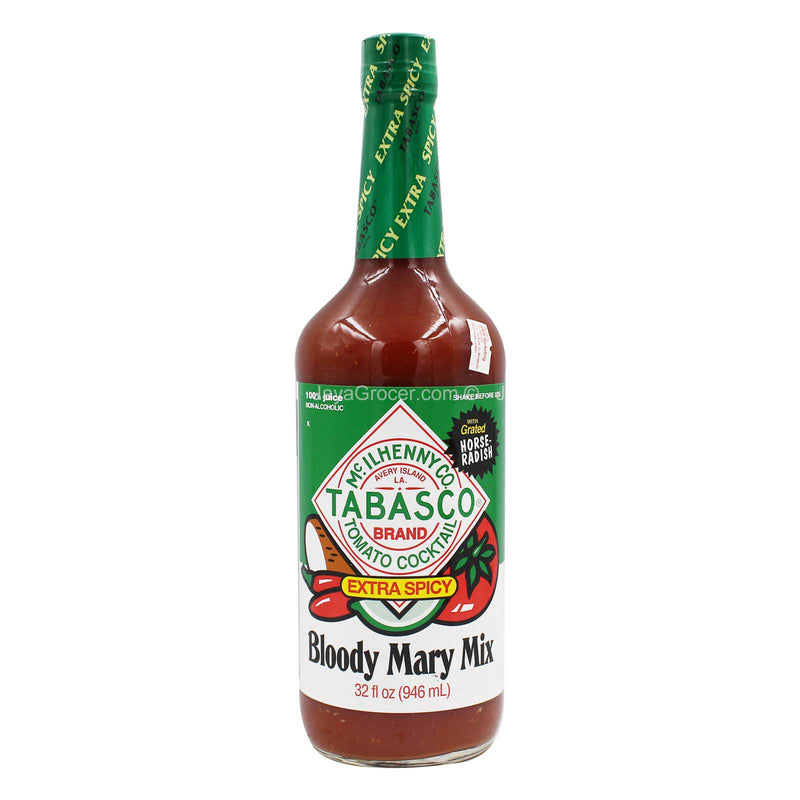 Tabasco Tomato Cocktail Bloody Mary Mix Extra Spicy 946ml