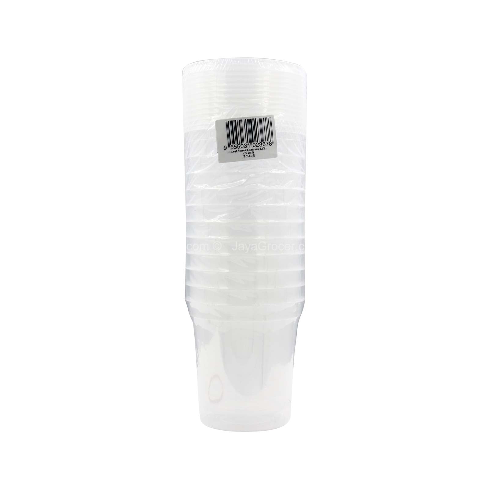 LEAF ROUND KAYA CONTAINER 12S LC8