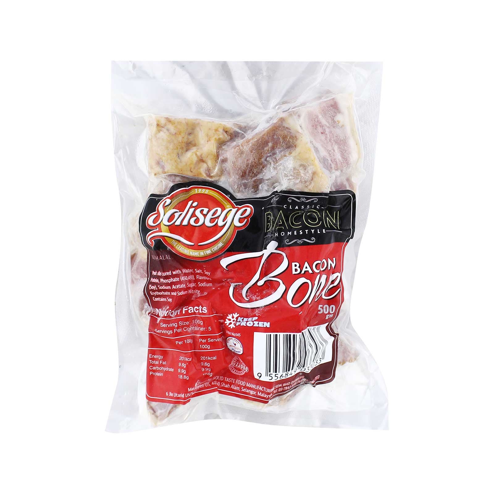 SOLID FOOD SMOKED BACON BONE