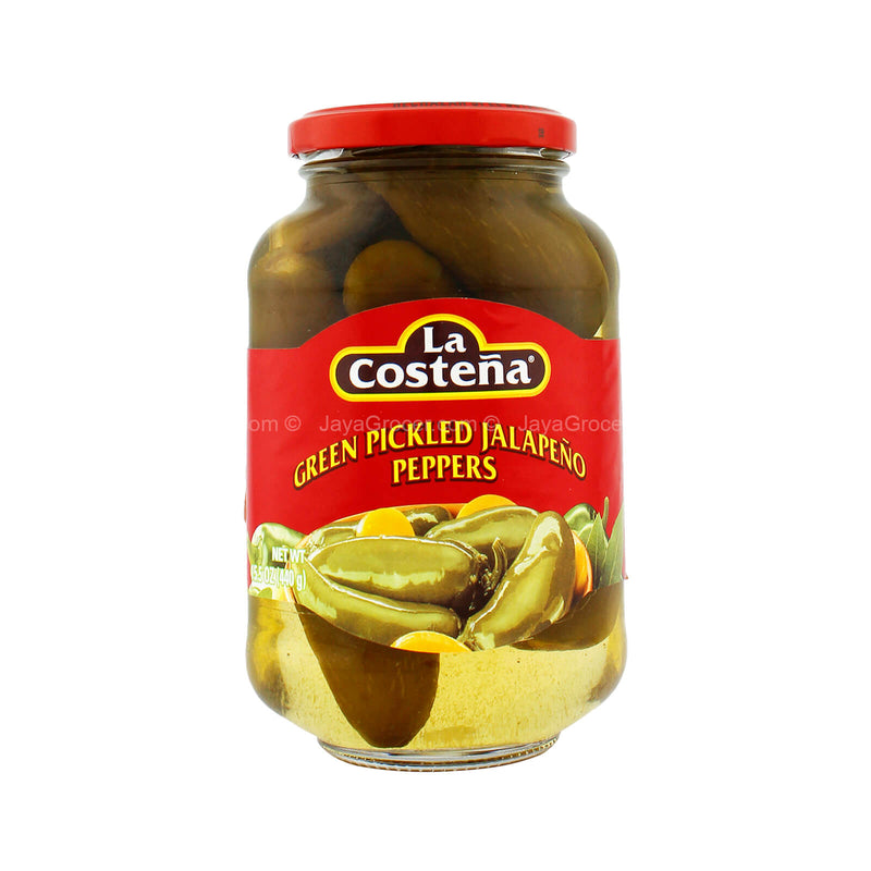 La Costena Green Pickled Jalapeno Peppers 440g