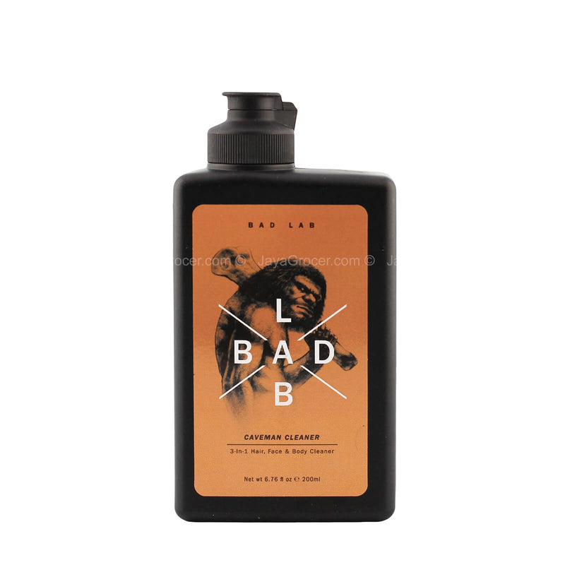 Bad Lab Caveman Cleaner 3-in-1 Hair Face Body Shampoo 200ml