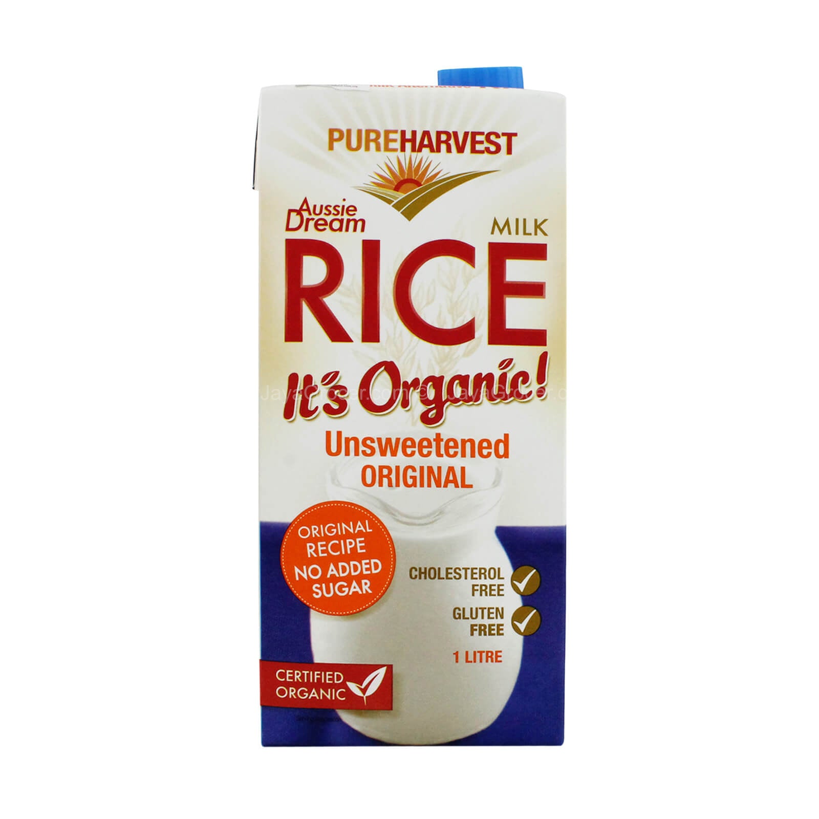 Pure Harvest Unsweetened Organic Rice Milk Original 1L – Jaya Grocer ...