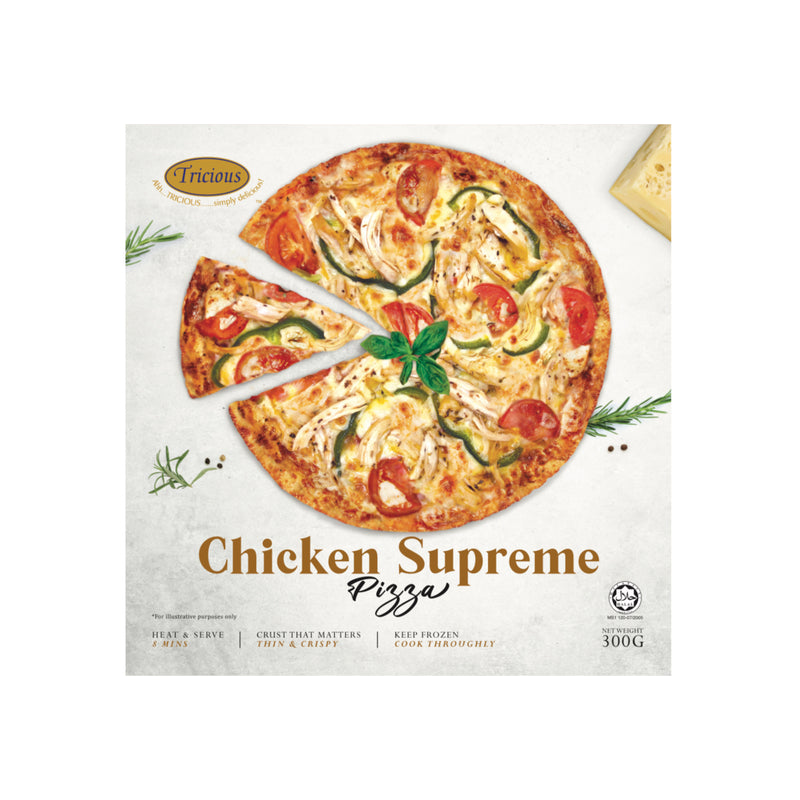 Tricious 9.5inch Chicken Supreme Pizza 300g