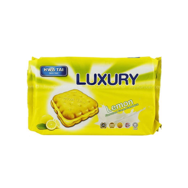 Hwa Tai Luxury Lemon Flavoured Cream Sandwich 200g