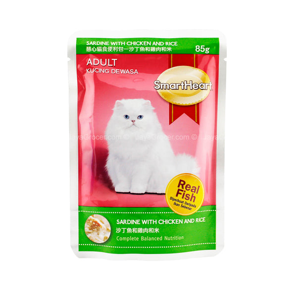 SmartHeart Sardine with Chicken Rice Cat Wet Food 85g