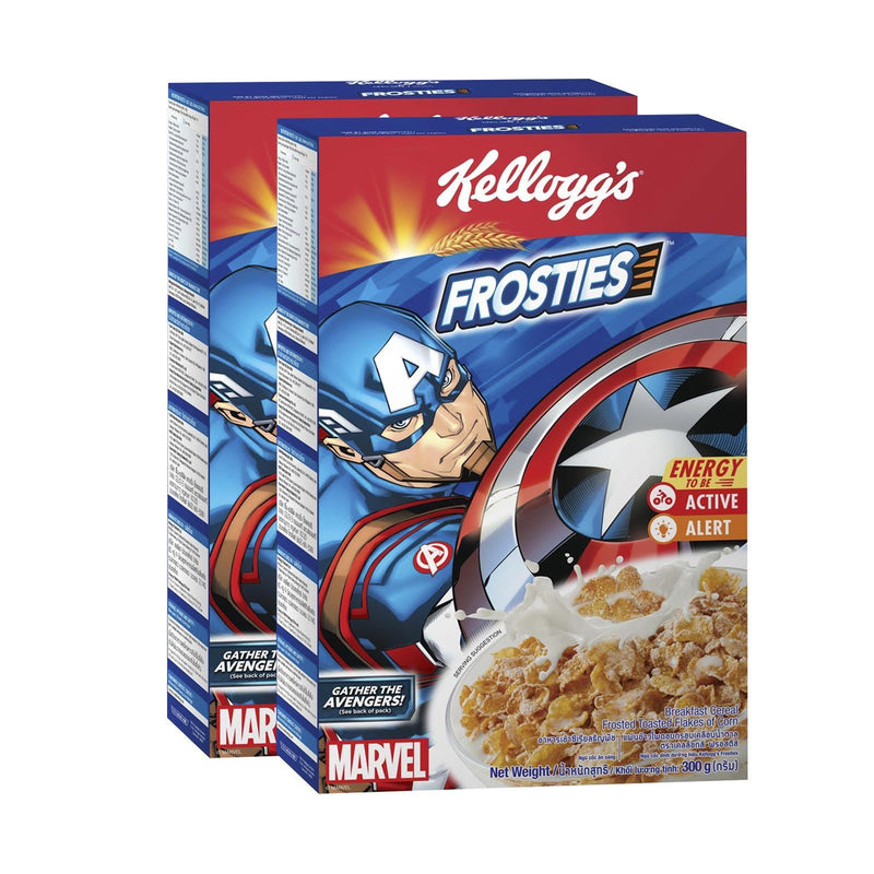 Kellogg's Cocoa Frosties Cereal (Free Line Friends Container) 350g x 2