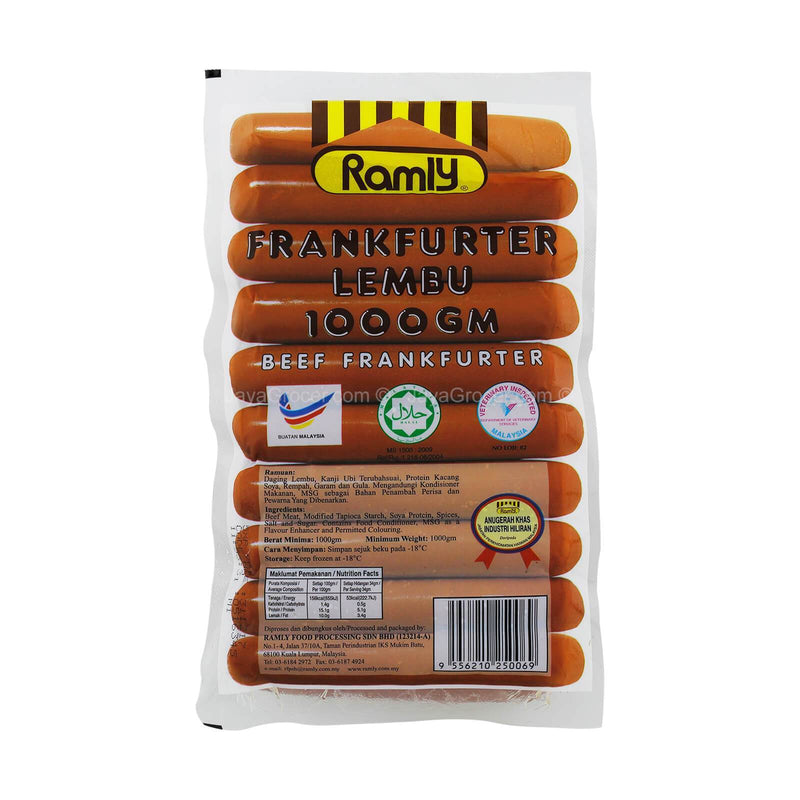 Ramly Beef Frankfurter 1kg