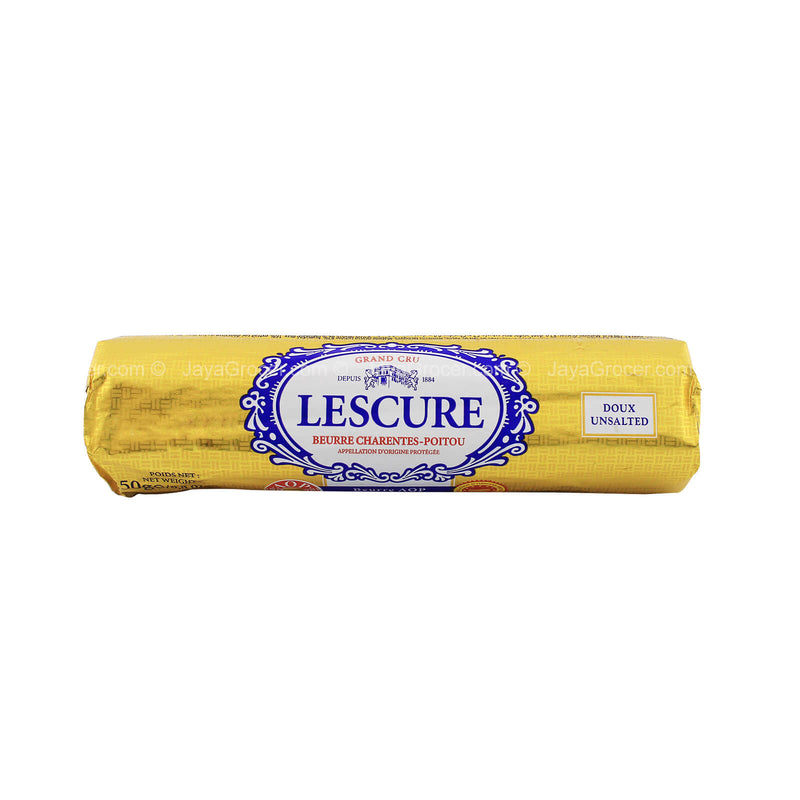 Lescure Unsalted Rolled Butter 250g
