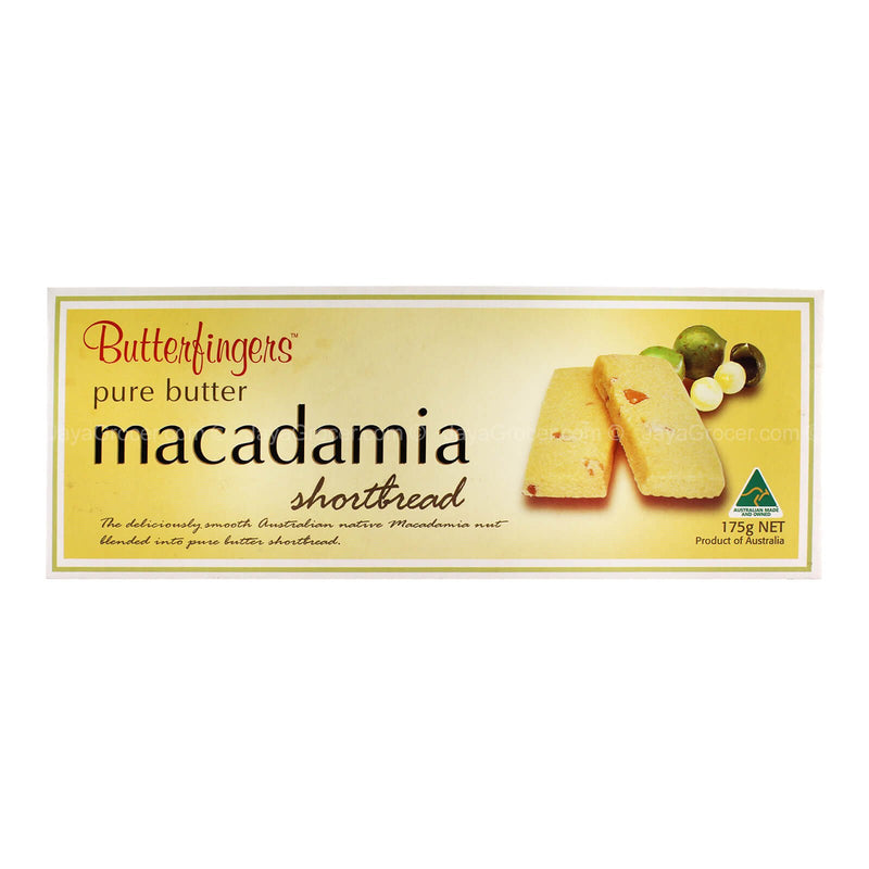 Butterfingers Macadamia Pure Butter Shortbread 175g