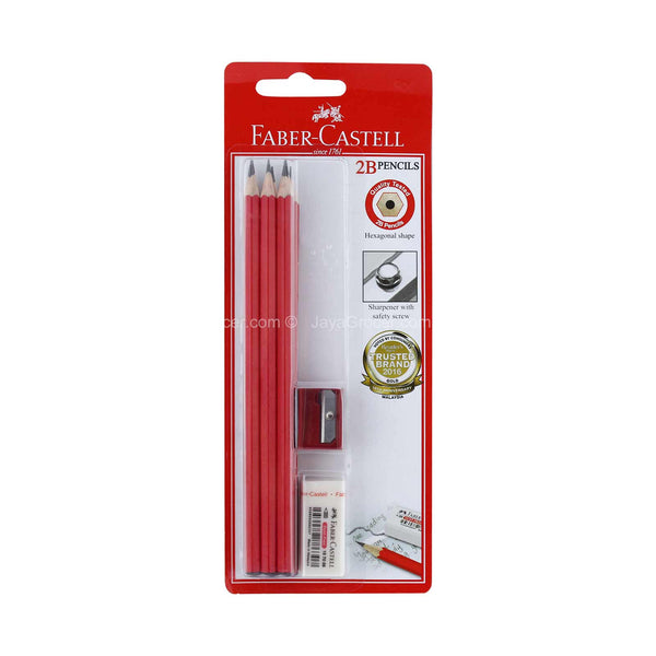 Faber-Castell 2B Pencils 6pcs