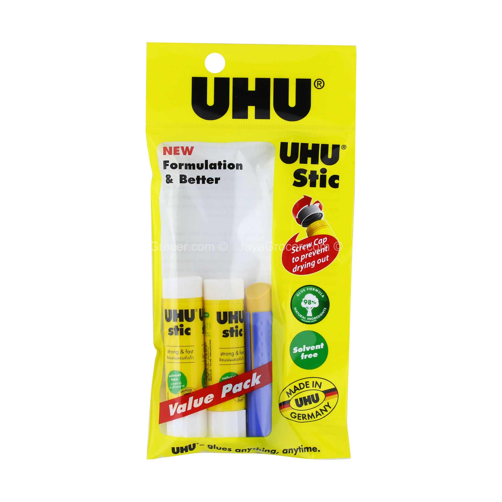 UHU Stick Glue Stick 8.2g x 2