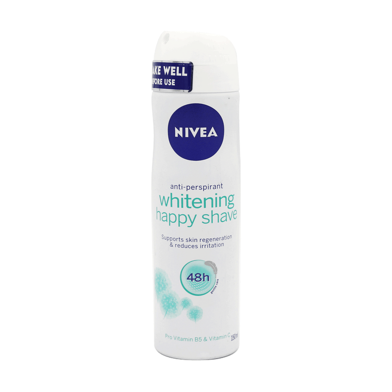 Nivea Whitening Happy Shave Anti Perspirant Spray 150ml