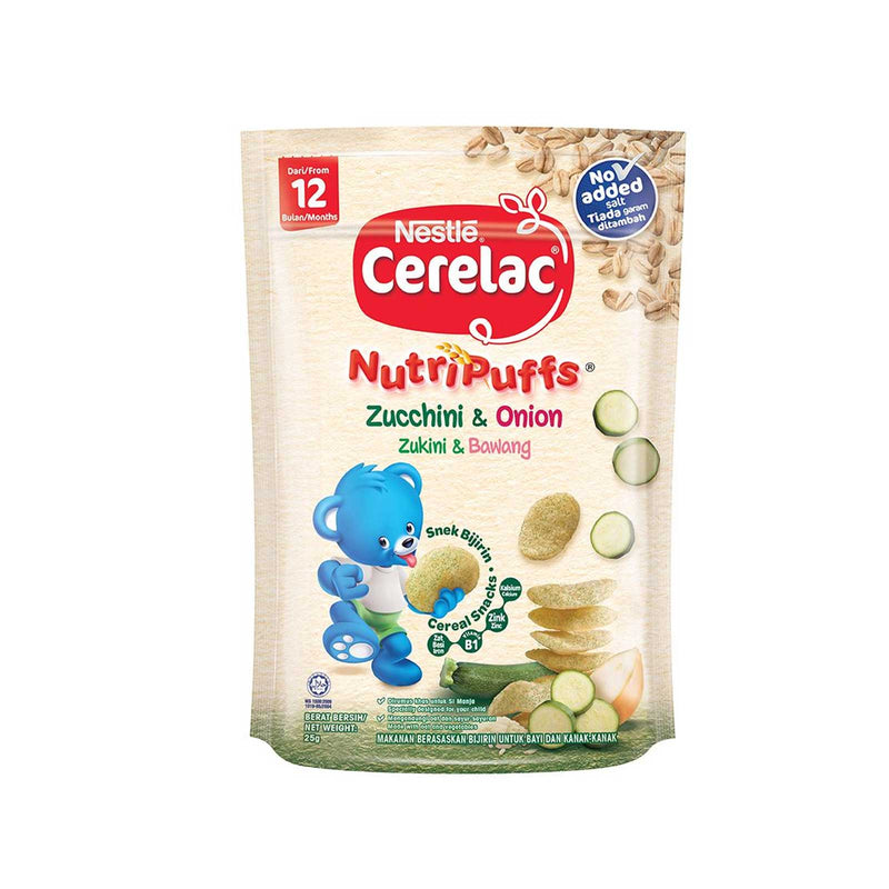 Nestle Cerelac Nutri Puffs Zucchini & Onion 25g