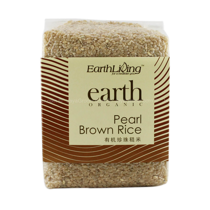 EARTH LIVING ORGN PEARL BROWN RICE 900G