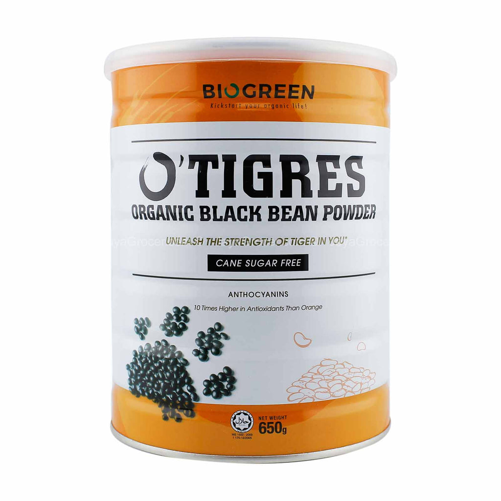 Biogreen OTigers Organic Black Bean Powder 650g