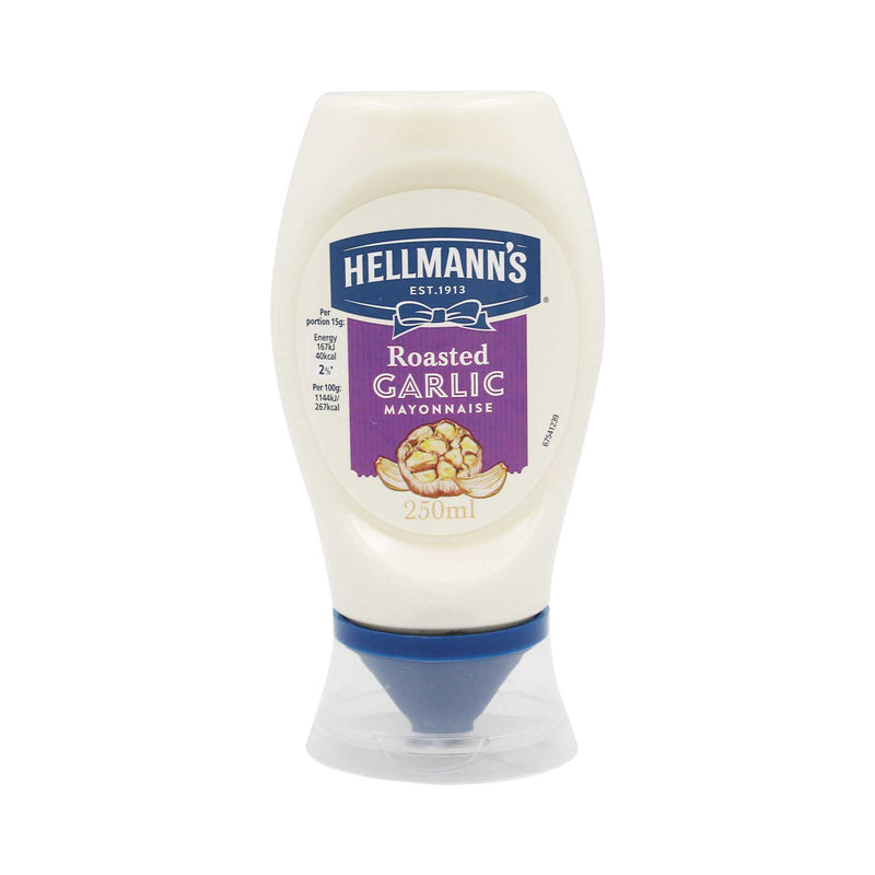 Hellmann's Roasted Garlic Mayonnaise Squeeze Bottle 250ml