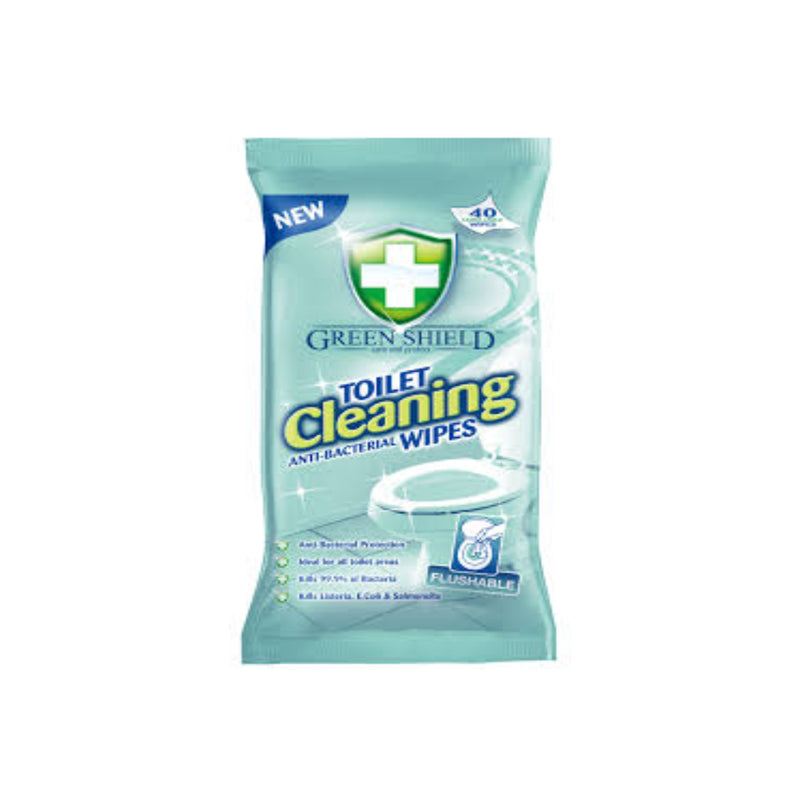 Green Shield Toilet Cleaning Wipes 1pack