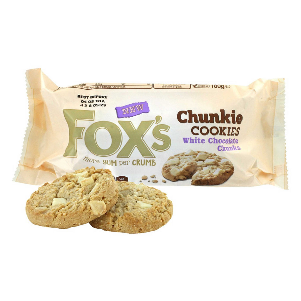 FoxÃ¢â‚¬â„¢s White Chocolate Chunks Chunkie Cookies 175g