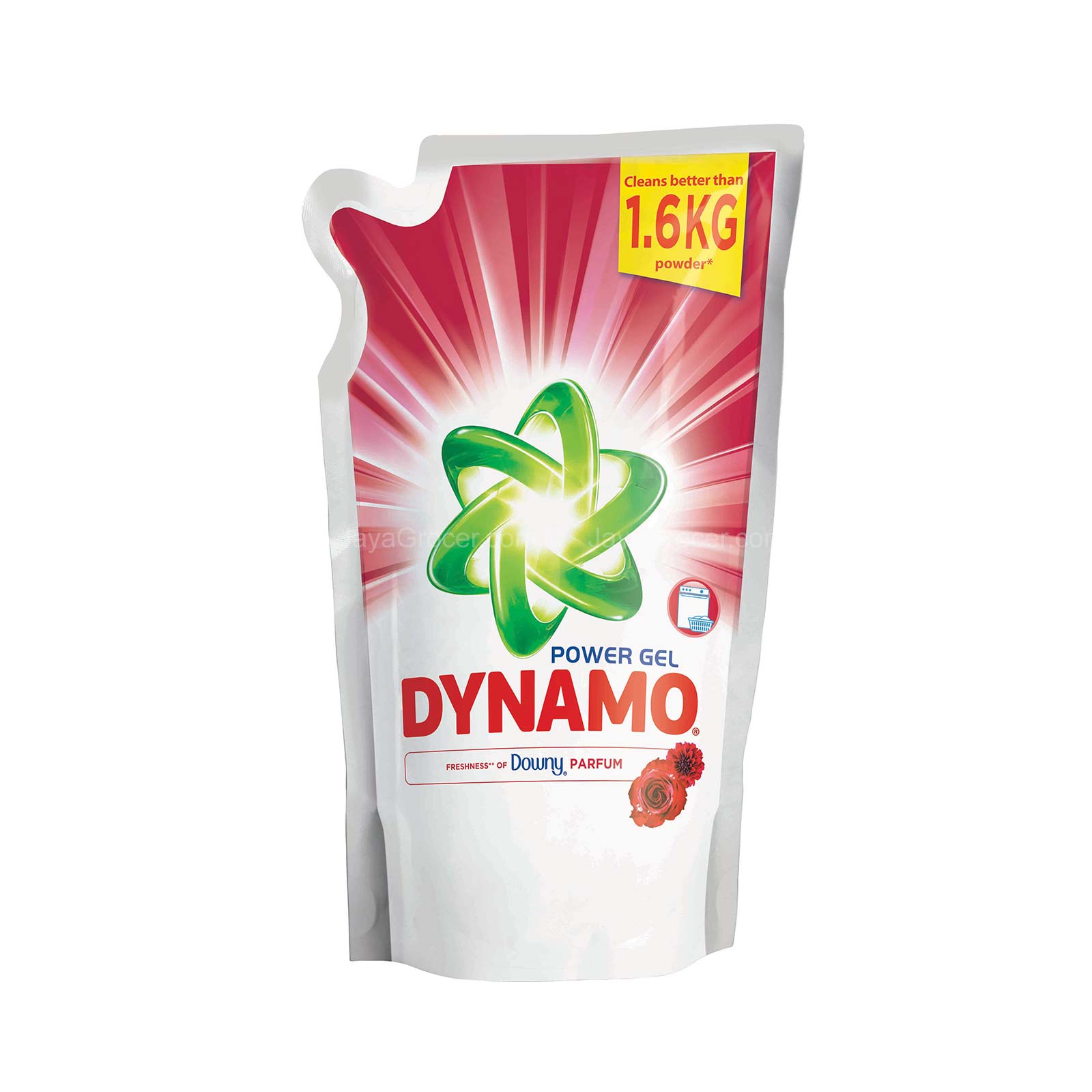 Dynamo Power Gel with Freshness of Downy Passion Liquid Detergent Refill 810ml
