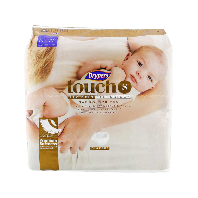 Drypers Touch S size Jumbo Pack 70pcs/pack