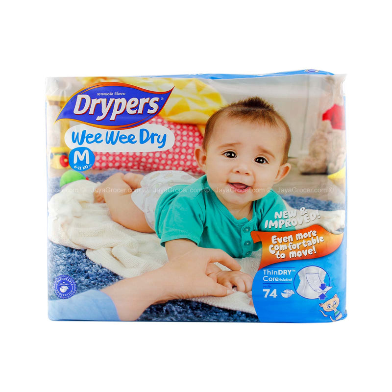 Drypers Wee Wee Dry M size Mega Pack 60pcs/pack