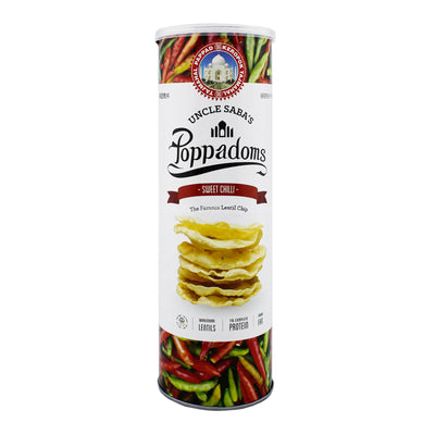 Uncle Sabas Poppadam Sweet Chilli Flavour 70g