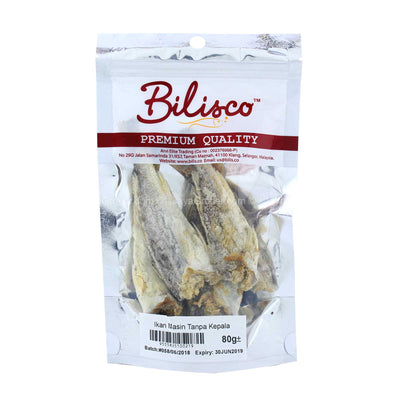 Bilisco Salted Fish Without Head (Ikan Masin Tanpa Kepala) 80g