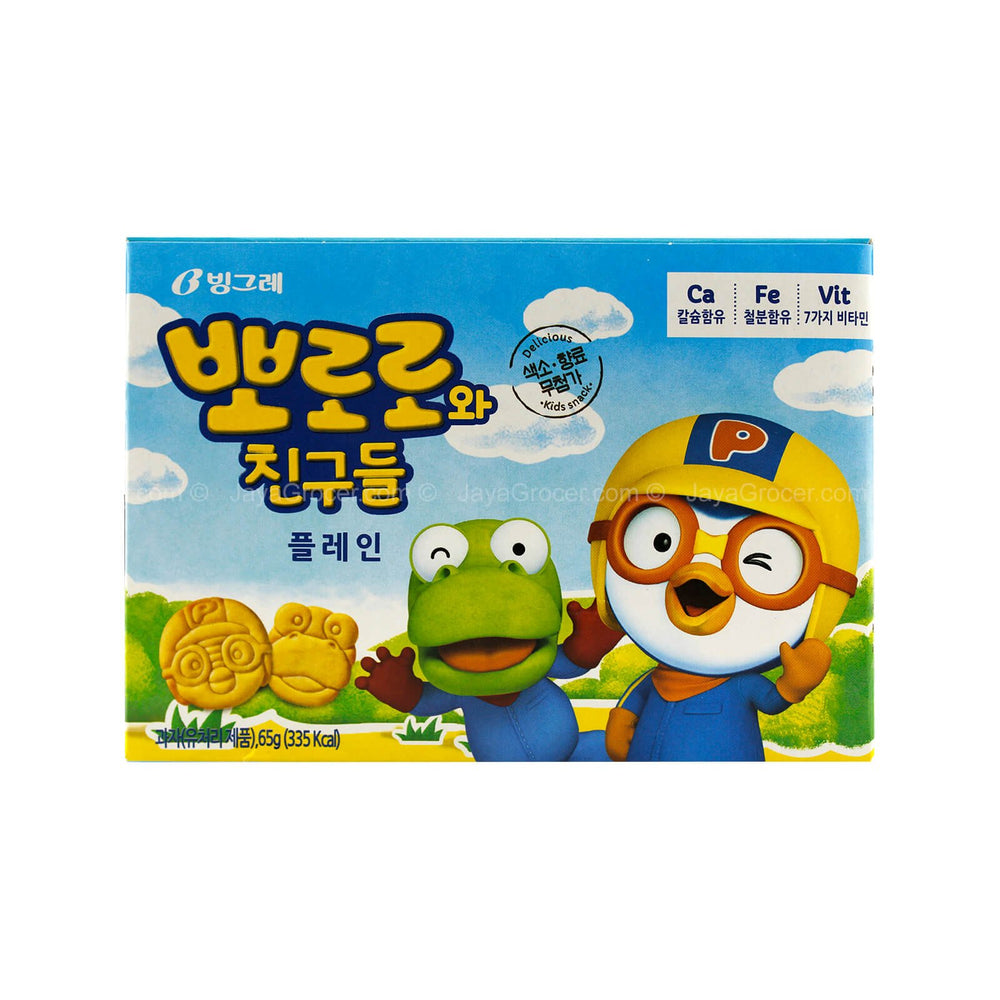 Binggrae Pororo Biscuits (Plain) 65g