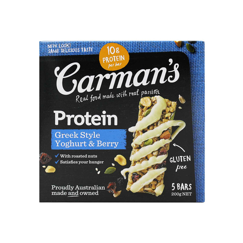 Carman’s Greek Style Yoghurt & Berry Gourmet Protein Bar 200g