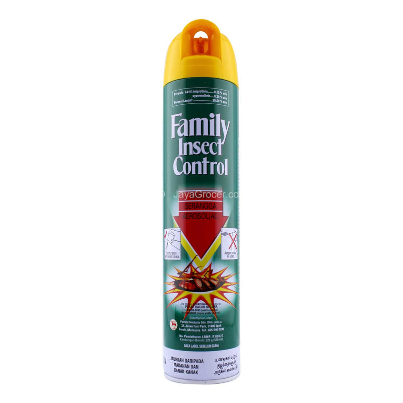 Family Insect Control Spray Aerosol 530ml