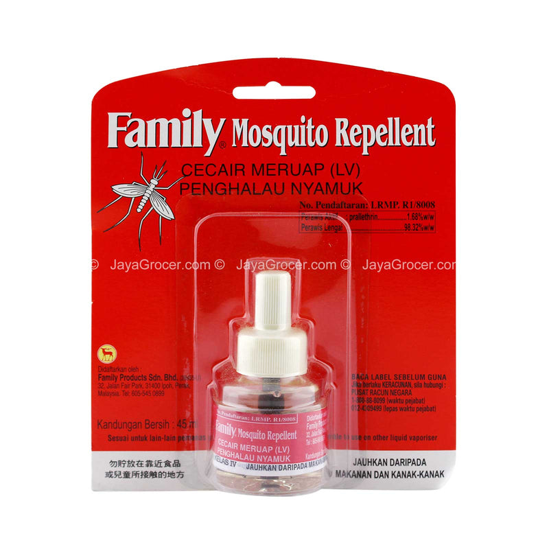 Family Mosquito Vapour Repellent Refill 45ml