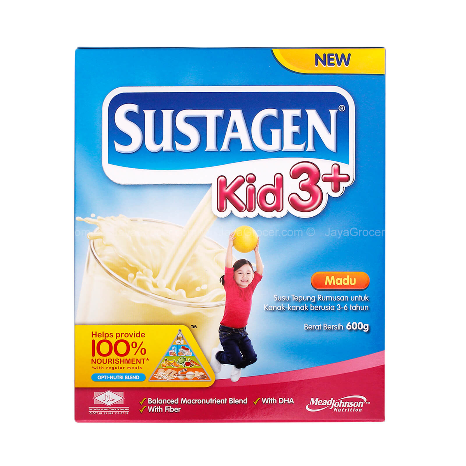 Sustagen Honey Kid 3+ Milk Powder 600g