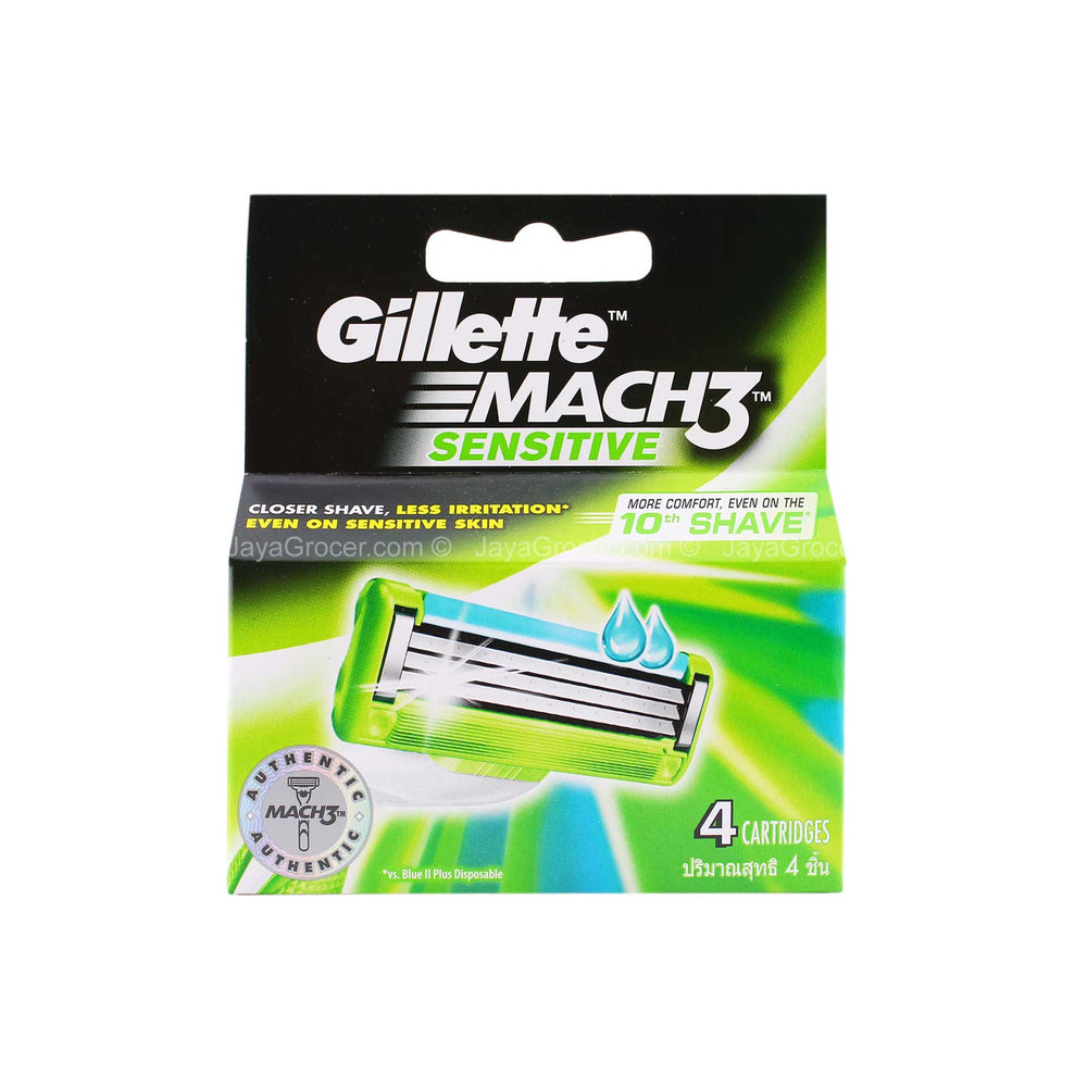 Gillette Mach 3 Sensitive Cartridge 4pcs/pack