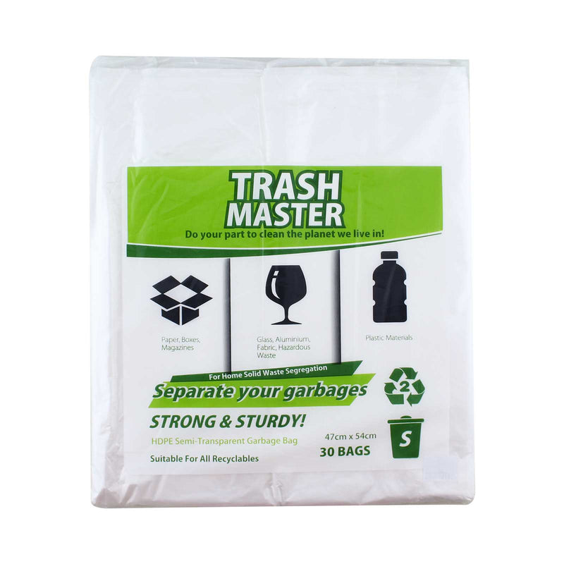 TRASH MASTER G/BAG - S (47X54CMX30S) WT