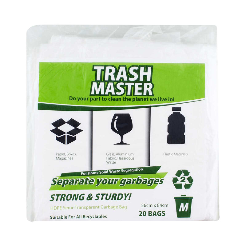 TRASH MASTER G/BAG - M (56X84CMX20S) WT